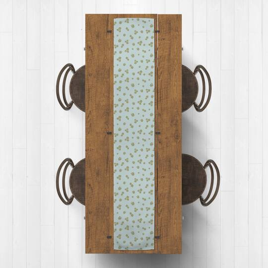 72" Daisy Pattern Cotton Twill Table Runner